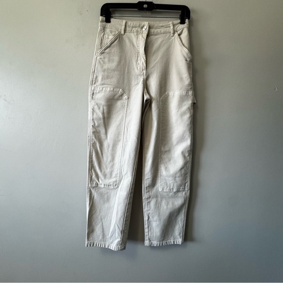 Wilfred Light Beige Cropped Pants - Picture 1 of 10